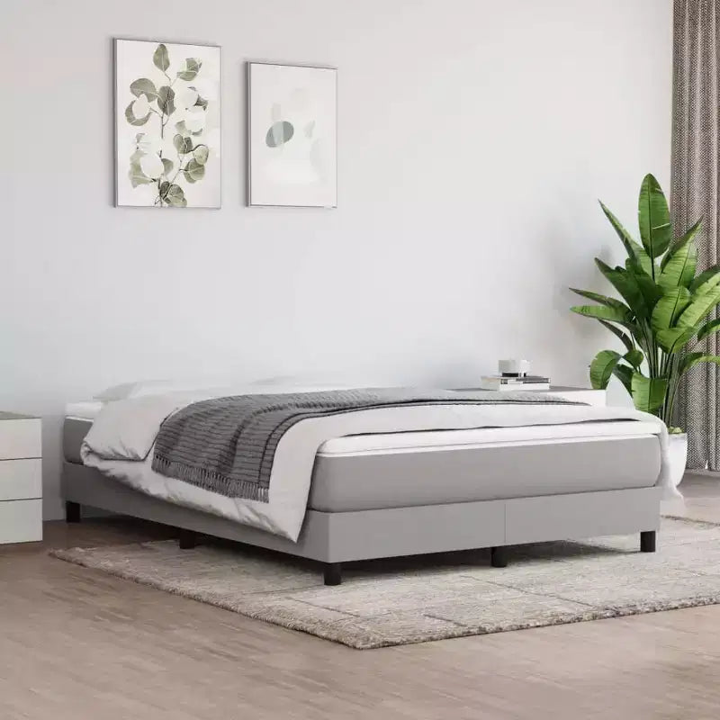 Bed Frame Light Grey