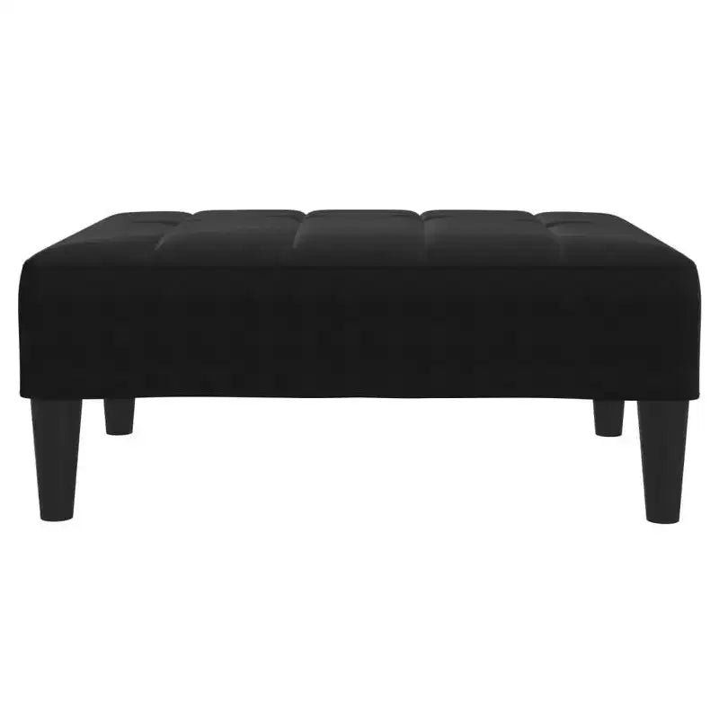 2-Seater Sofa Bed with Footstool Furniture Home Living Room Fabric