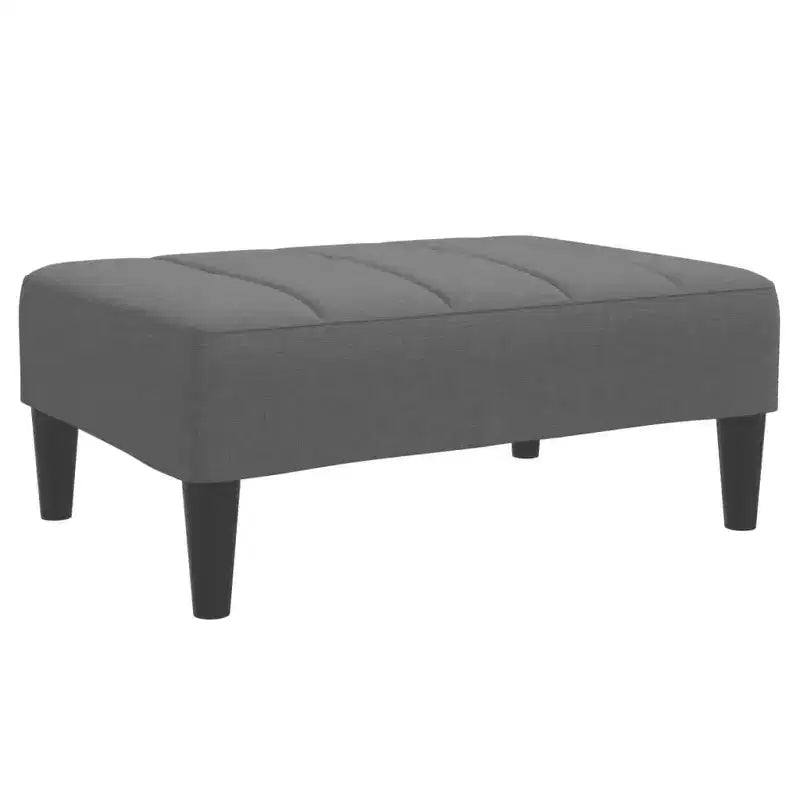 2-Seater Sofa Bed with Footstool Furniture Home Living Room Fabric