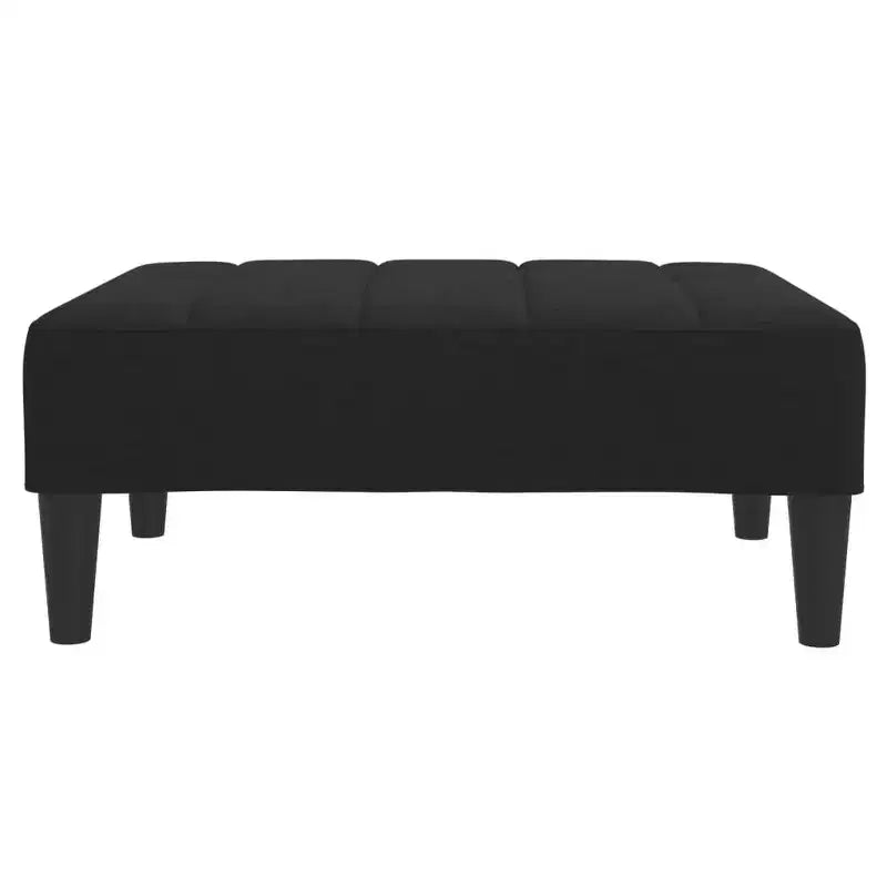 2-Seater Sofa Bed with Footstool Furniture Home Living Room Fabric