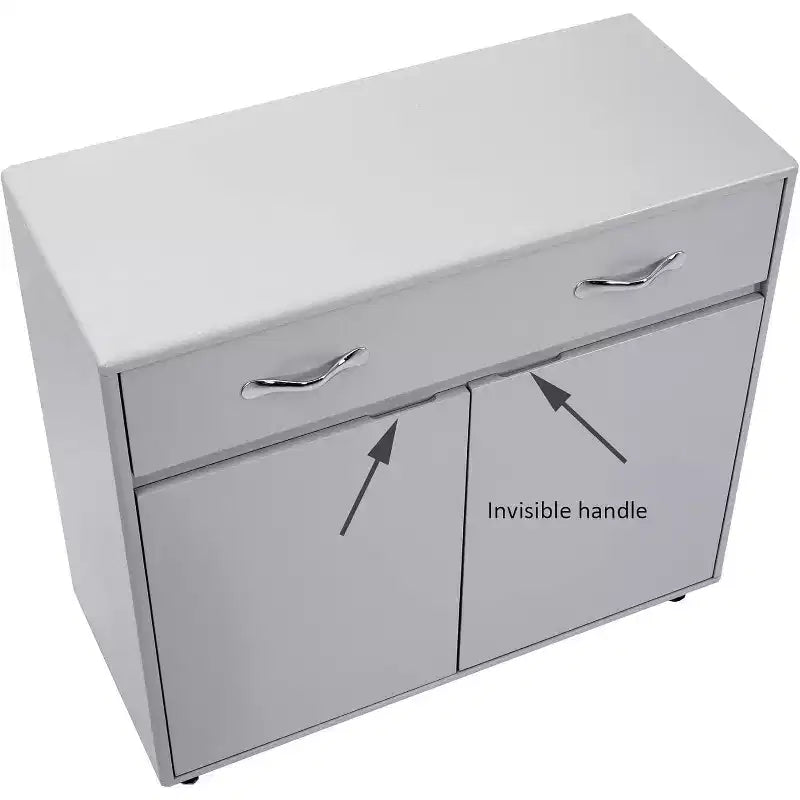 83.6 White MDF Storage Console Table, Entryway Sideboard Buffet with 6 Drawers, 2 Side Cabinets, and 2 Doors for Living or Dining Room, Rectangular