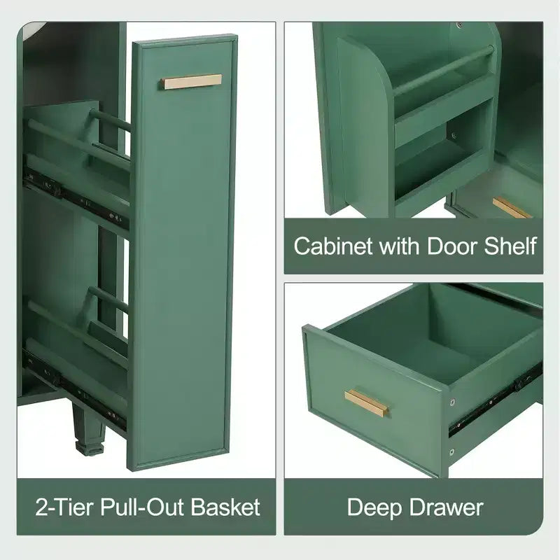 24 Small Bathroom Vanity with Sink, Bathroom storage Cabinet with Drawers and Door Shelf, Single Sink Bathroom Vanity