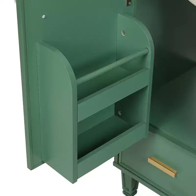 24 Small Bathroom Vanity with Sink, Bathroom storage Cabinet with Drawers and Door Shelf, Single Sink Bathroom Vanity